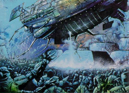 The blue army gets a surprise