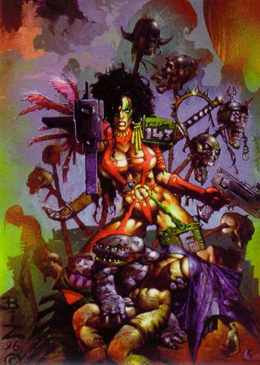 F.A.K.K.2  points the gun at you